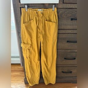 Women’s Mustard Cargo Pants